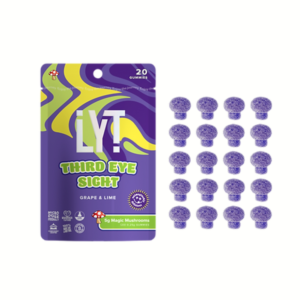 5g LYT Mushroom Gummies - Third Eye Sign Grape & Lime