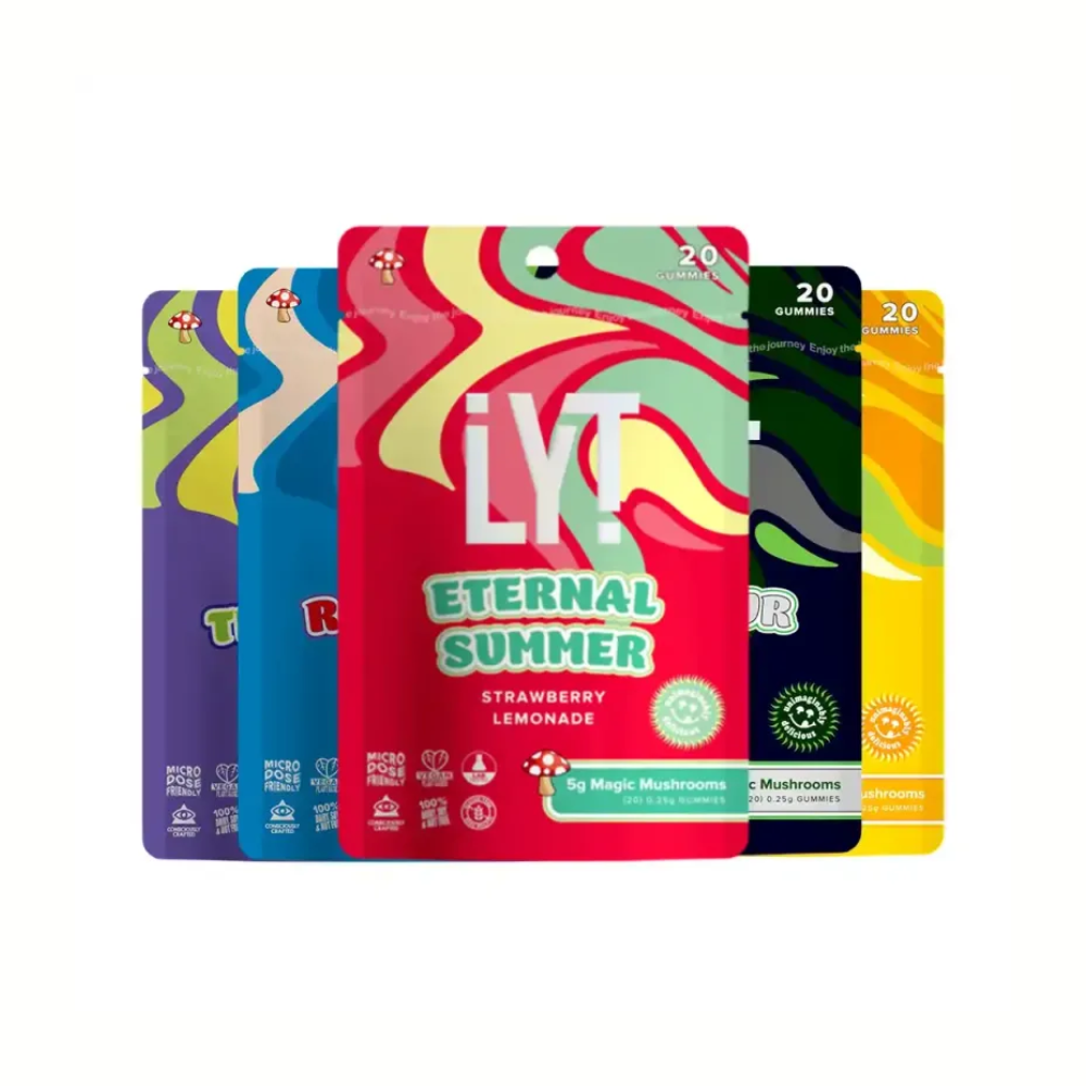 5g LYT Mushroom Gummies - Ram Dass Raz - Blue Raspberry - Image 2