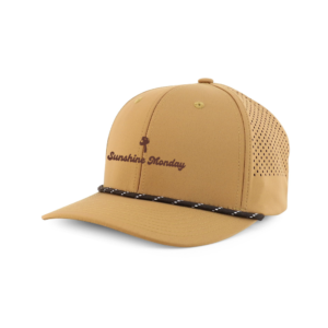Laser Cut Rope Hat - Beige