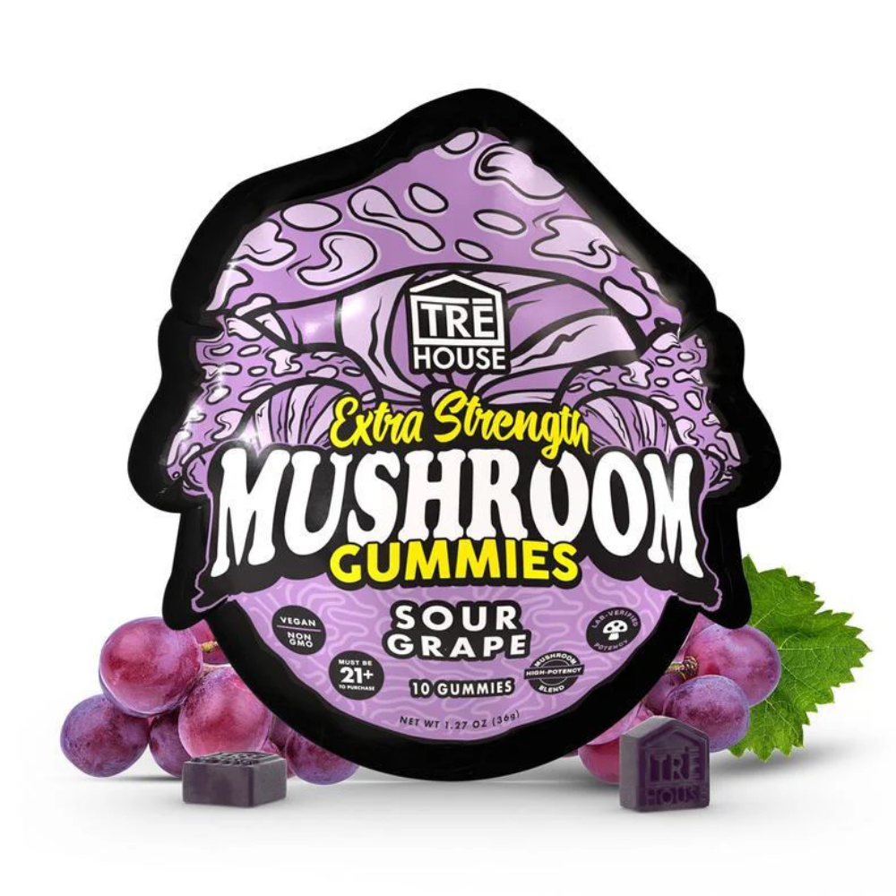 TRĒ House Extra Strength Magic Mushroom Gummies - Sour Grape